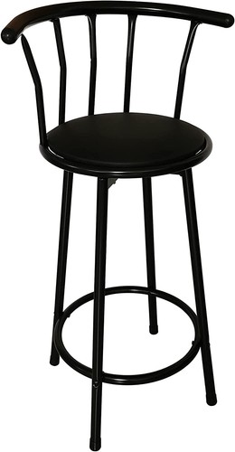 Black breakfast bar stool - bar,