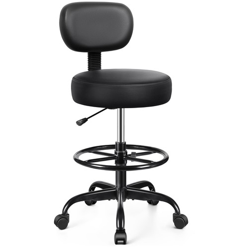 Brick attic drafting chair - brick,