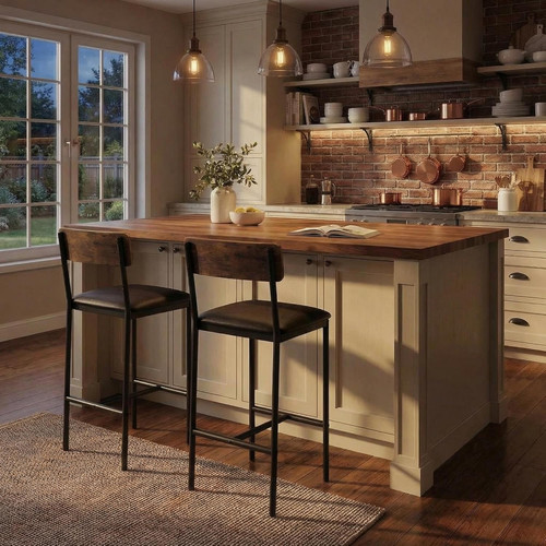 Bar stools set kitchen - set, 2,