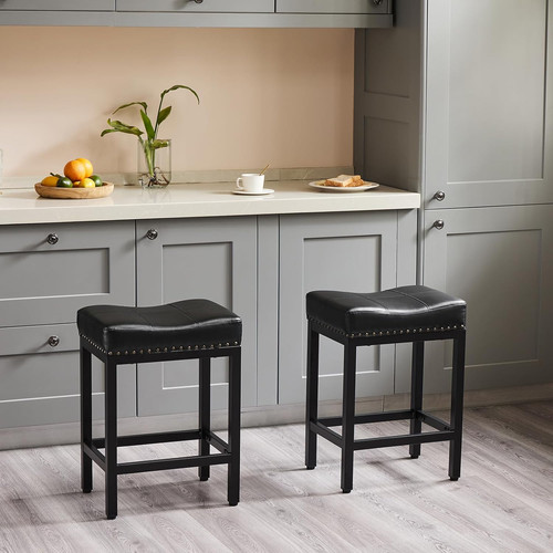 Set black saddle bar - set, 24"