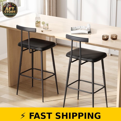 Yauktak black bar stool - stool, set