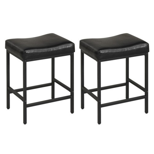 Set black backless bar - 2,
